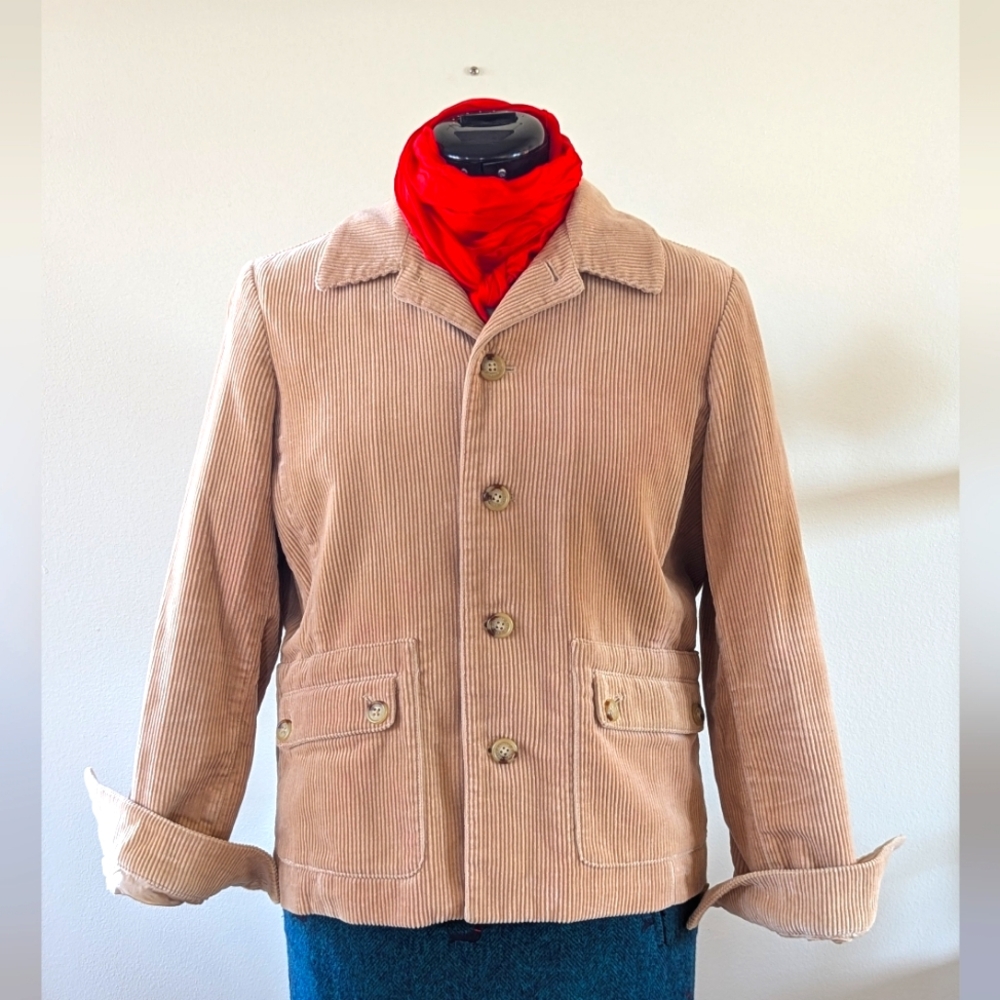 Lauren Jean's Co. Lauren Ralph Lauren Women's Tan Corduroy Jacket PM